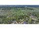 Serene aerial view showcasing a wooded neighborhood, with golf course views and beautiful homes nestled among lush trees at 653 Whispering Pines Ct., Murrells Inlet, SC 29576