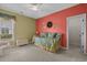 Colorful bedroom with a daybed and a ceiling fan at 742 Camden Circle, Pawleys Island, SC 29585