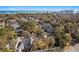 Beautiful aerial view showcasing neighborhood homes near the coastline and oceanfront condos at 808 Arbor Ln., North Myrtle Beach, SC 29582