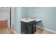 Bathroom featuring a vanity with modern fixtures and light blue walls at 152 Shenandoah Dr., Murrells Inlet, SC 29576
