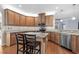 Well-equipped kitchen featuring granite countertops, stainless appliances, and central island at 152 Shenandoah Dr., Murrells Inlet, SC 29576
