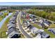 An aerial view of the Harborview community shows well-maintained homes with lush landscaping at 2105 Ballast Ct., Myrtle Beach, SC 29579