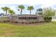 Landscaped community entrance sign that reads 'Harborview' on a stone facade at 2105 Ballast Ct., Myrtle Beach, SC 29579