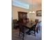 Spacious dining room featuring elegant chandelier and hutch at 320 Mckaylas Ct., Myrtle Beach, SC 29579