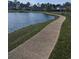 Scenic view of the pond from the walking path at 320 Mckaylas Ct., Myrtle Beach, SC 29579