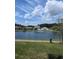 Beautiful pond view featuring fountain and lush landscaping at 320 Mckaylas Ct., Myrtle Beach, SC 29579