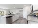 Modern kitchen with stainless steel appliances and granite countertops at 598 Strawberry Field Way, Galivants Ferry, SC 29544