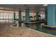 Relaxing lazy river pool area surrounded by lush landscaping at 1501 South Ocean Blvd. # 738, Myrtle Beach, SC 29577