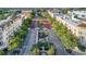 Aerial shot showcasing the manicured median and building facades in a beautifully maintained neighborhood at 2790 Howard Ave. # D, Myrtle Beach, SC 29577