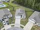 An aerial view of the home with a well-maintained yard and neighborhood at 2904 Lunar Ct., Myrtle Beach, SC 29577