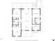 Detailed floor plan showing the layout of a home with bedrooms, living room and kitchen at 308 36Th Ave. N, North Myrtle Beach, SC 29582