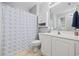 Neat and tidy bathroom featuring a combined shower and tub at 3255 Gervais Ln., Myrtle Beach, SC 29588