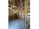 View of the unfinished interior, illustrating framing and potential room layouts at 4028 Copperhead Rd., Conway, SC 29527