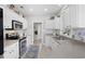 Bright, renovated kitchen with stainless steel appliances, and attractive countertops at 441 Garden Ave., Georgetown, SC 29440