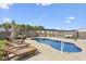Lush backyard featuring a refreshing in-ground pool, perfect for relaxation and outdoor enjoyment at 441 Garden Ave., Georgetown, SC 29440