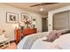 Beautiful main bedroom with a plush bed, stylish dresser and decorative accents at 72 Landing Rd. # 0, Pawleys Island, SC 29585