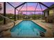 The backyard pool looks stunning at sunset and features turtle statues near the water at 90 Carolina Crossing Blvd., Little River, SC 29566