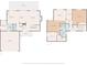 Detailed floor plan showcasing the layout of a two-story home with room dimensions at 1213 Oak St., Conway, SC 29526