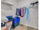 Walk-in closet providing ample space for storage, plus rods and shelving for organization at 156 Teddy Bear Circle, Conway, SC 29526