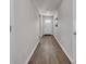 Bright entryway features a white front door, wood-look flooring, and neutral paint at 156 Teddy Bear Circle, Conway, SC 29526