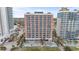 Aerial view showcasing the multiple pools and amenities offered at this beachfront condo resort at 1604 N Ocean Blvd. # 904, Myrtle Beach, SC 29577
