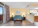 Comfortable living room, with ocean views, leads into an efficient and modern kitchen at 1604 N Ocean Blvd. # 904, Myrtle Beach, SC 29577