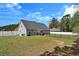 Spacious fenced backyard with room for outdoor activities and a nice privacy fence at 1794 Graham Rd., Aynor, SC 29544