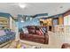Open concept living room with kitchen and dining area at 1801 N Ocean Blvd. # O-4, North Myrtle Beach, SC 29582