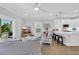 Relaxing living room and breakfast bar featuring pendant lighting and outside view at 2309 Seaseeker Ln., Myrtle Beach, SC 29577