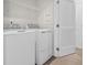 Efficient laundry room featuring modern appliances and ample storage space at 247 Christiana Ln. # D, Myrtle Beach, SC 29579