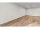 An empty living area with hardwood floors and recessed lighting at 247 Christiana Ln. # D, Myrtle Beach, SC 29579