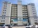 Exterior of a multi-story building with a sign reading 'Pinnacle' at 2507 S Ocean Blvd., North Myrtle Beach, SC 29582