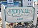 Pinnacle condo complex sign located at 2507 at 2507 S Ocean Blvd., North Myrtle Beach, SC 29582