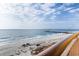 Wide sandy beach meets the blue ocean with construction equipment on the shoreline at 2600 N Ocean Blvd. # 807, Myrtle Beach, SC 29577