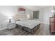 Serene bedroom featuring a plush bed, stylish lamps, and tasteful decor at 2600 N Ocean Blvd. # 807, Myrtle Beach, SC 29577