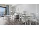 Stylish living room with ocean view, dining area, and modern decor at 2600 N Ocean Blvd. # 807, Myrtle Beach, SC 29577