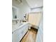 Clean bathroom featuring a modern vanity, stylish fixtures, and a shower at 2604 Willow St., North Myrtle Beach, SC 29582