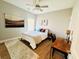 Bedroom featuring natural light, modern decor, and a wooden desk at 2604 Willow St., North Myrtle Beach, SC 29582
