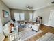 Bright and airy living room featuring stylish decor, hardwood floors, and ample seating at 2604 Willow St., North Myrtle Beach, SC 29582