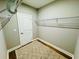 Efficiently designed walk-in closet features durable shelving for easy organization and maximizes storage space at 2604 Willow St., North Myrtle Beach, SC 29582