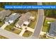Expansive corner lot showcases a home with a spacious fenced yard and convenient driveway at 2935 Moss Bridge Ln., Myrtle Beach, SC 29579