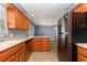 Modern kitchen featuring stainless steel appliances and an eat-in bar for casual dining at 301 58Th Ave. N, North Myrtle Beach, SC 29582