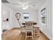 Dining room features a wooden table and lots of natural light at 313 73Rd Ave. N, Myrtle Beach, SC 29572
