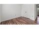 A bedroom features sleek wood floors and a double door closet at 380 Myrtle Greens Dr. # D, Conway, SC 29526
