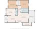 Floor plan displaying bedroom, bathroom, kitchen, laundry, and living room dimensions at 380 Myrtle Greens Dr. # D, Conway, SC 29526