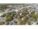 Aerial view of a residential neighborhood with tree-lined streets and nearby commercial areas at 404 75Th Ave. N # E, Myrtle Beach, SC 29572