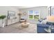 Cozy living room with stylish furnishings and a large window at 417 Flank St., Myrtle Beach, SC 29588