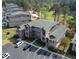 Condo building aerial view with golf course and pond in the background, and ample parking at 524 Pinehurst Ln. # 19D, Pawleys Island, SC 29585