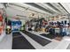 Spacious garage offering ample storage and workspace with sleek flooring and organized shelving at 5361 Ocean Village Dr., Myrtle Beach, SC 29577