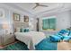 Serene main bedroom with a decorative headboard and lots of natural light at 5361 Ocean Village Dr., Myrtle Beach, SC 29577
